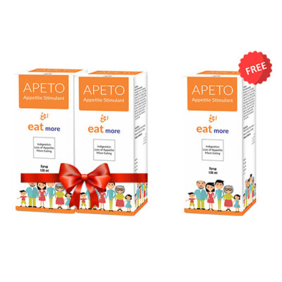 Buy two Apeto and get one free